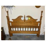 QUEEN SIZE WOODEN HEADBOARD, FOOTBOARD, SIDE RAILS