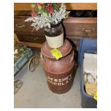 HERSHEY CHOCOLATE CORP MILK CANISTER WITH LID