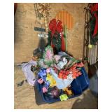 GROUP OF ASSORTED HOLIDAY DECOR, HALLOWEEN, CHRIST