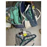 GROUP OF FELT CLOTHES HANGERS