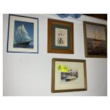 GROUP OF SHIP THEMED PRINTS