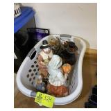 GROUP OF FALL DECOR, FIGURINES, ETC
