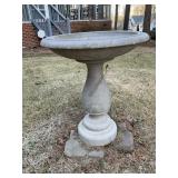 CONCRETE BIRD BATH