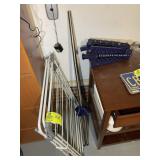 TWO CLOTHES DRYING RACKS