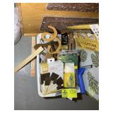 CRAFTING ITEMS, FOAM BRUSHES, WOOD CUTOUTS