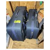 PAIR OF BLUE LUGGAGE