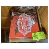 FOOTED BON BON CHRISTMAS THEMED AND CANDLES