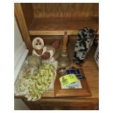 GROUP OF DECORATIVE VASES, FIGURINES, ETC