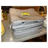 GROUP OF STEMWARE STORAGE CONTAINERS, CLOTH