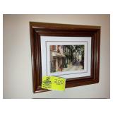 GROUP OF FRAMED AND MATTED PRINTS, TWO BY EHRLICH