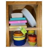 GROUP OF TUPPERWARE STORAGE CONTAINERS