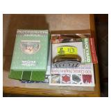 GROUP OF COOK BOOKS, NAPKIN FOLDING BOOK, BIRD WAT