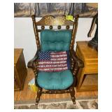 HEAVY DUTY WOODEN ROCKING CHAIR