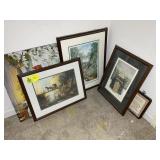 GROUP OF FRAMED AND MATTED PRINTS, GARDEN WALK 20