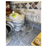 SOUP TERRINE, ICE BUCKET, PITCHERS