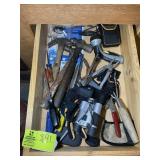 DRAWER WITH ASSORTED HAND TOOLS
