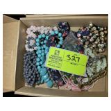 GROUP OF COSTUME JEWELRY, NECKLACES, WATCHES, ETC