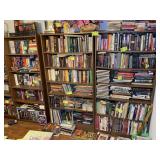 3 MULTI TIER BOOKSHELVES, 2 - 36IN X 12IN X 72IN,