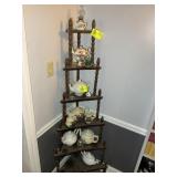 6 TIER CORNER SHELF, 17IN X 24IN X 63IN, NO CONTEN