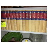 SHELF OF ZANE GREY BOOKS; BLUE FEATHER, SUNSET PAS
