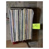 A BOX OF MISC ALBUMS VARIOUS TITLES AND AUTHORS; R