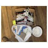 GROUP OF HANGERS AND DRAWER LINER