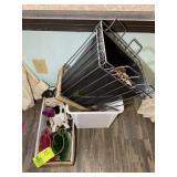 GROUP INCLUDING DECORATIVE ITEMS, WOOD COWBELL, WA