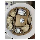 JOHNSON BROTHERS BLUE DENMARK TEA SET (NEW IN BOX)