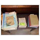 A GROUP OF VINTAGE SHEET MUSIC AND HYMNALS