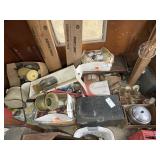 REMAINING CONTENTS FRONT OF TRAILER, GLASSWARE, LA