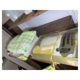 GROUP OF CROCHETED ITEMS, INCLUDING SLEEVELESS SWE