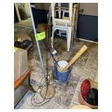 GROUP OF LAMPS AND PUTTER