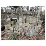 LARGE GROUP OF CINDERBLOCKS