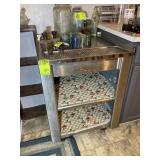 STAINLESS TOP COFFEE STATION OR BEVERAGE STATION 2
