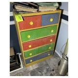 SIX DRAWER CHILDS CARDBOARD STYLE DRESSER 21 x 12