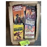 A BOX OF MISC BOOKS TITLES AND AUTHORS WESTERN THE