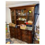 NINE DRAWER DRESSER WITH HUTCH TOP 60 x 21 x 78 SO