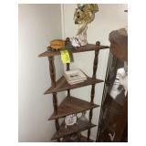 5 TIER CORNER SHELF, 16IN X 22IN X 55 IN, WITH CON