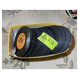 A GROUP OF 45 RECORDS VARIOUS TITLES AND AUTHORS;