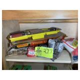 GROUP OF RELOADING SUPPLIES AND GUN CLEANING SUPPL