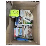 BOX OF MISCELLANEOUS CARDS HOLIDAY BIRTHDAY BLANK