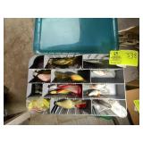 GROUP INCLUDING TWO TACKLE BOXES WITH CONTENTS AND