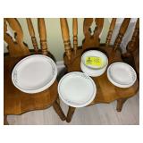 GROUP OF CORRAL PLATES AND BOWLS