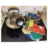 CONTENTS ON TOP OF STOVE DECORATIVE SERVING TRAY B