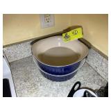 PAIRS OF BLUE STONEWARE STYLE FABULOUS HOME CASSER