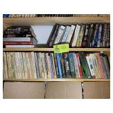 TWO SHELVES OF ASSORTED PAPERBACK CHAPTER BOOKS
