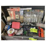 TOP DRAWER OF TOOL CHEST MISCELLANEOUS CONTENTS CH
