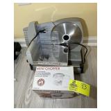 GROUP INCLUDING NESCO MEAT SLICER AND MINI CHOPPER