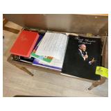 CONTENTS OF PIANO BENCH SHEET MUSIC HYMNALS ETC