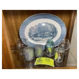 CONTENTS MIDDLE RIGHT OF CHINA CABINET CANDLE HOLD